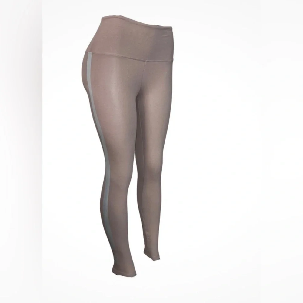 Victoria's Secret Pink Active High Waist Full Length Cotton Legging Coffee NWT S - Picture 3 of 9